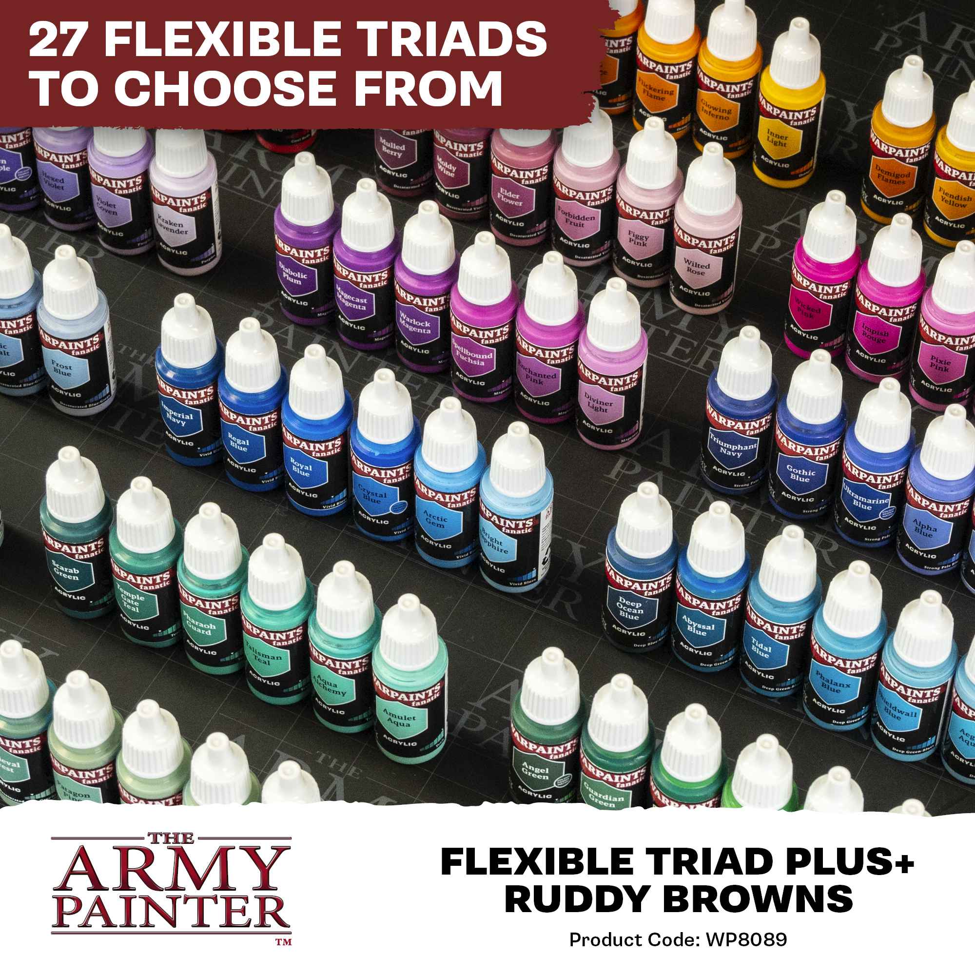 Army Painter – Ruddy Browns Flexible Triad Plus