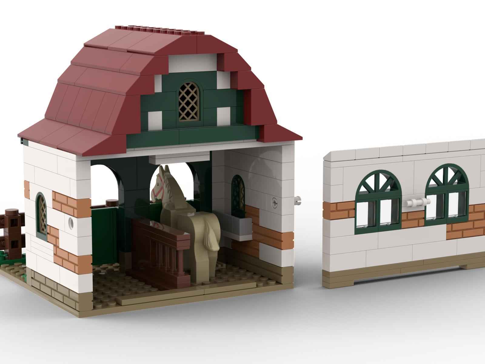 Brickfarm Ponyhof-Erweiterung - Außenboxen