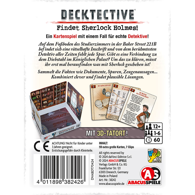 Decktective –  Findet Sherlock Holmes