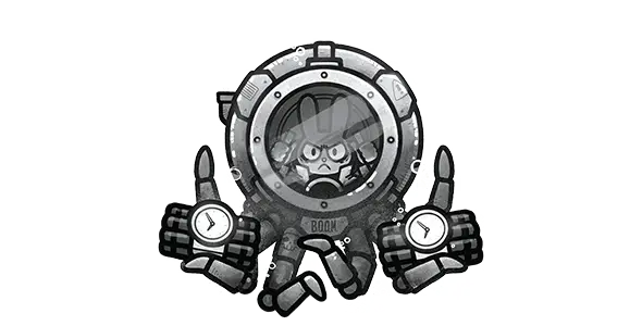 Grafik des Bosses der Mission 54 des Brettspiels Bomb Busters