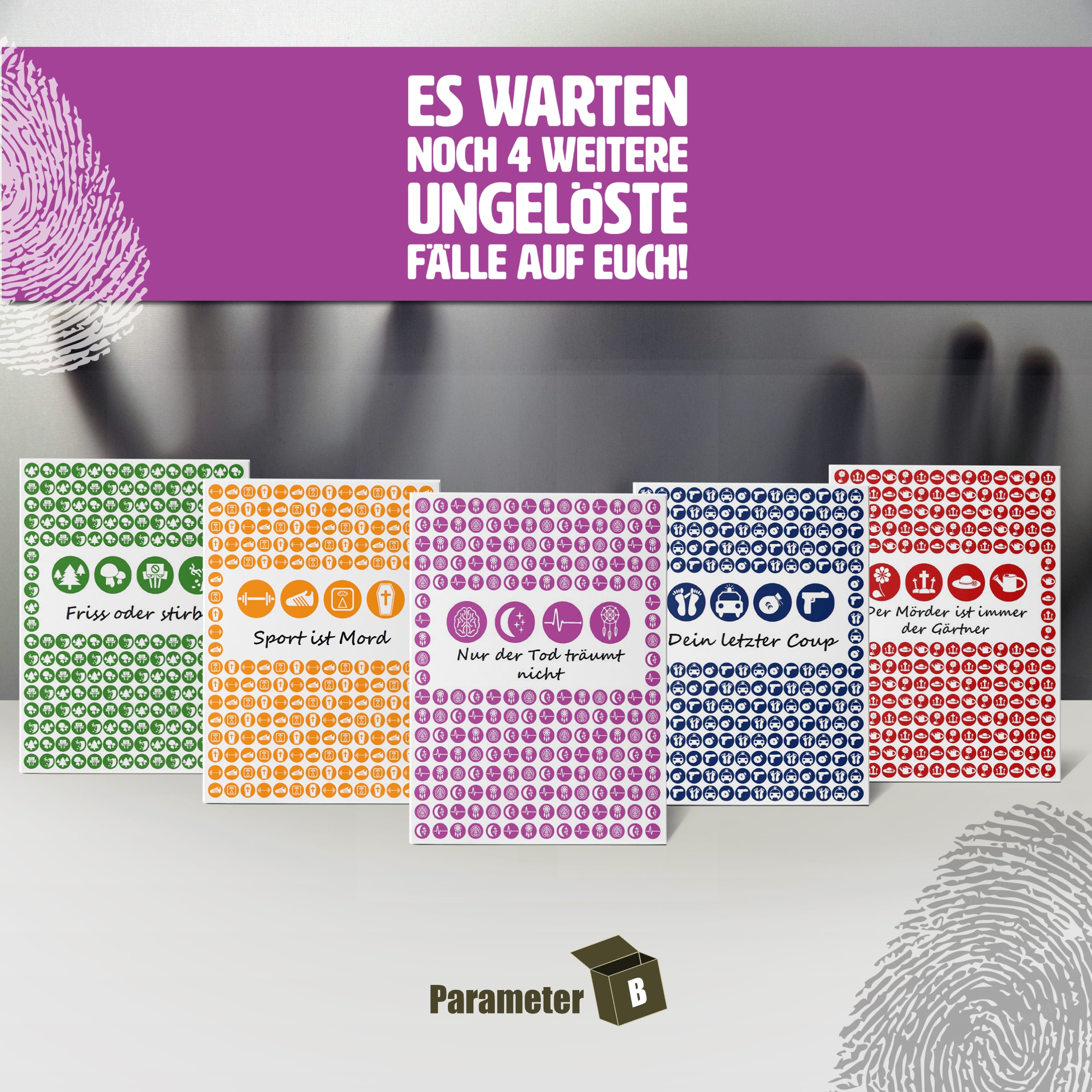 Nur der Tod träumt nicht – Krimi-Dinner Spiel für 4 Personen