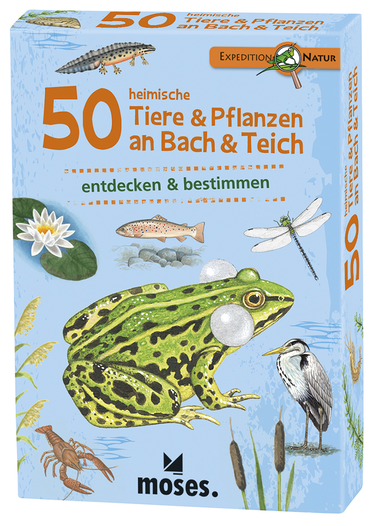 Expedition Natur – 50 heimische Tiere & Pflanzen am Bach & Teich