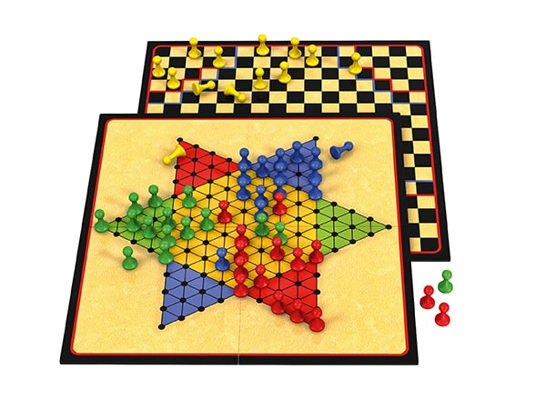 Classic Line: Halma mit großen Spielfiguren