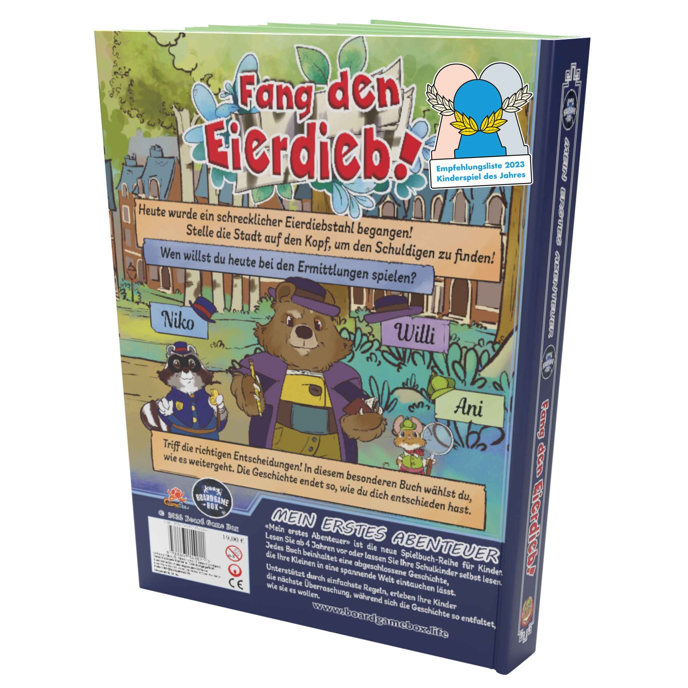Mein erstes Abenteuer: Fang den Eierdieb (Empfehlungsliste Kinderspiel des Jahres 2023)