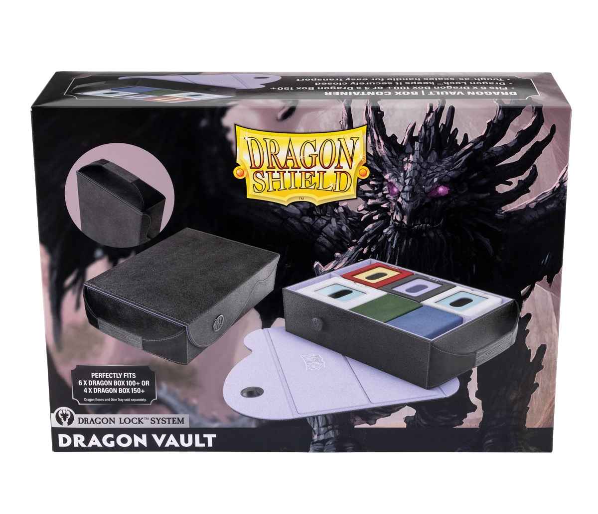Dragon Shield: Dragon Vault – Black & Lilac
