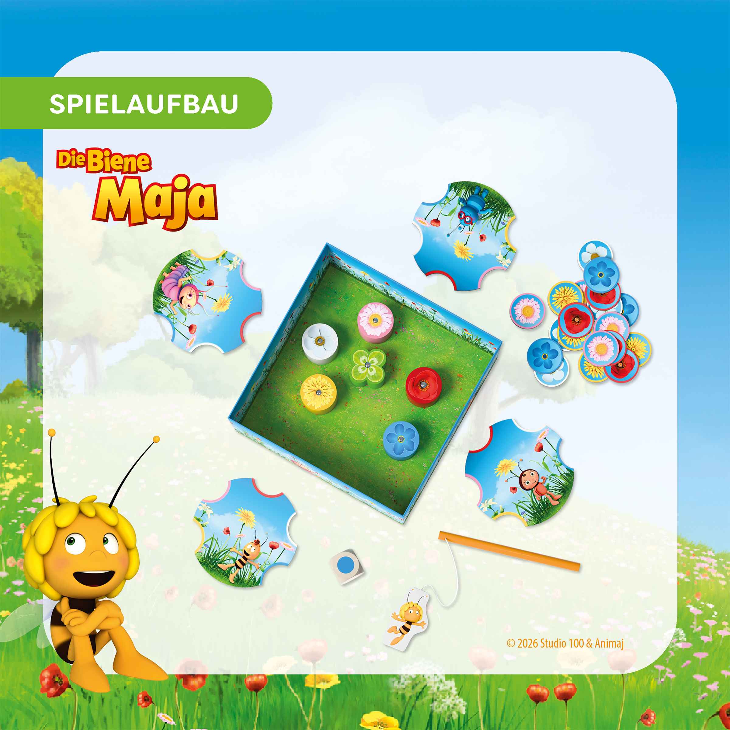 Meine ersten Spiele – Biene Maja - Blüten angeln