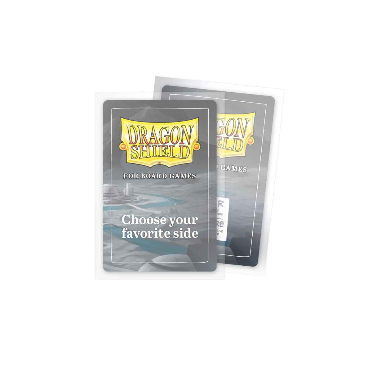 Dragon Shield: Board Game Sleeves Clear/NonGlare – European Mini (100)