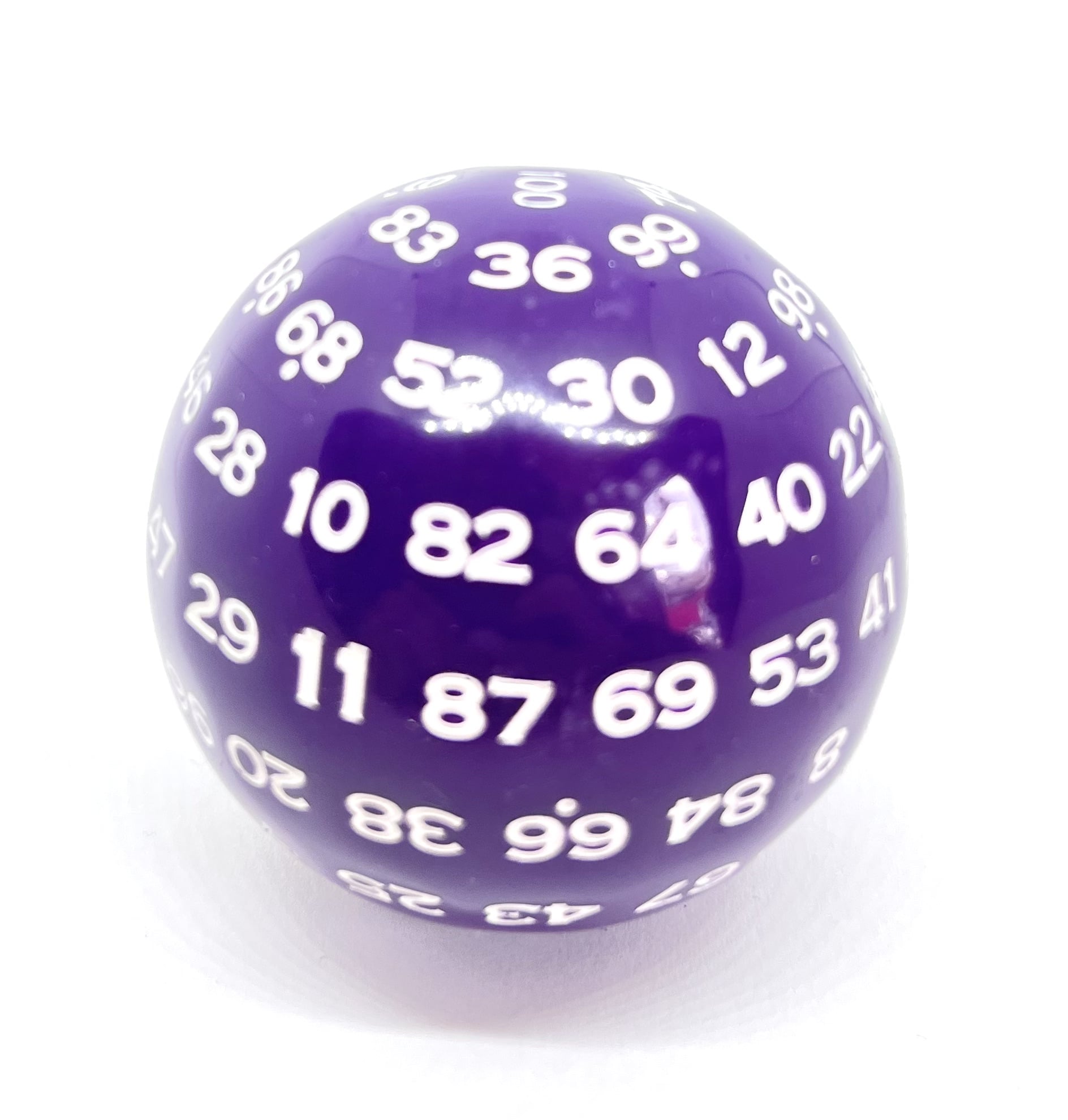 Würfel D100 Purple/White