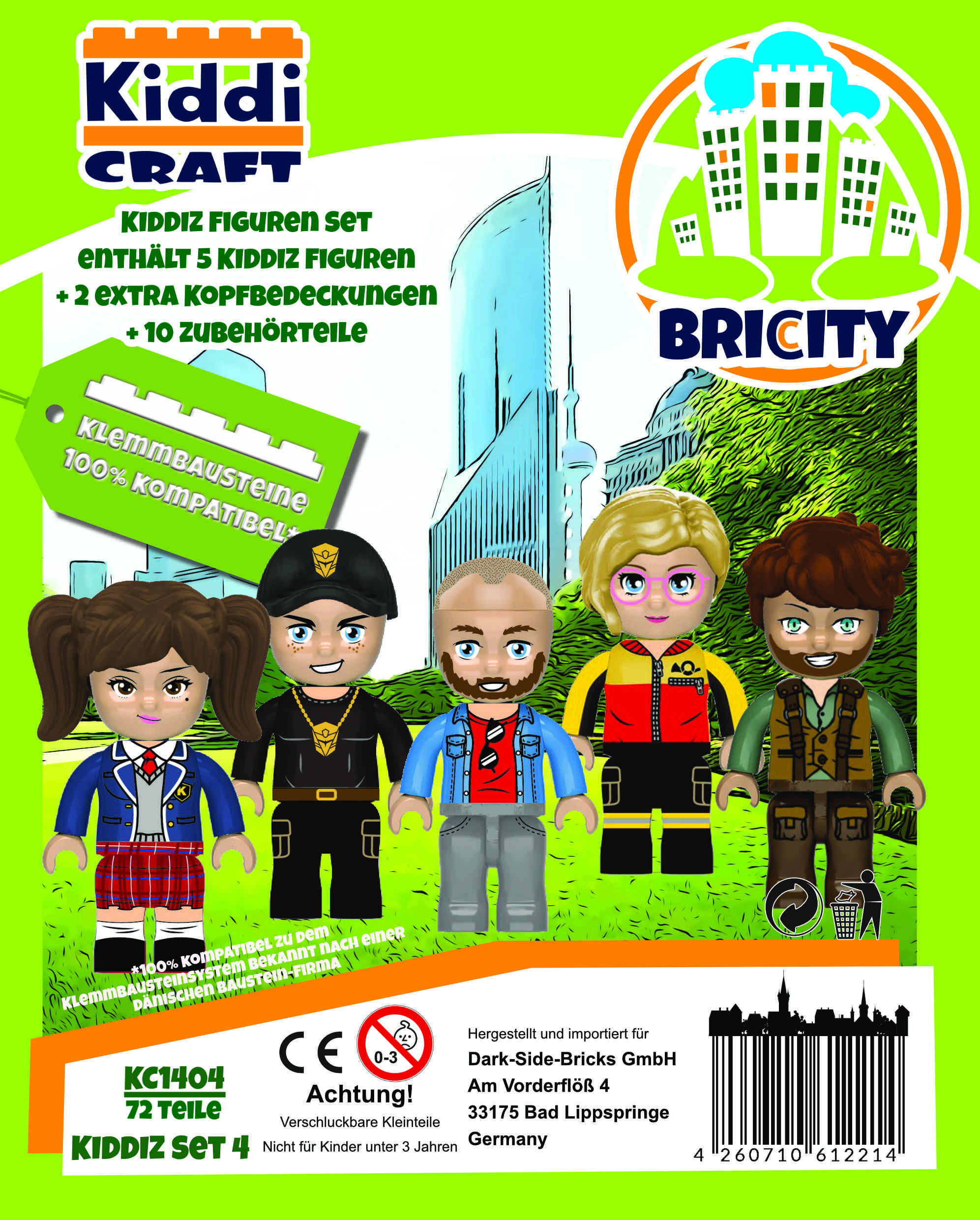 Bricity KIDDIZ Figuren-Pack City II