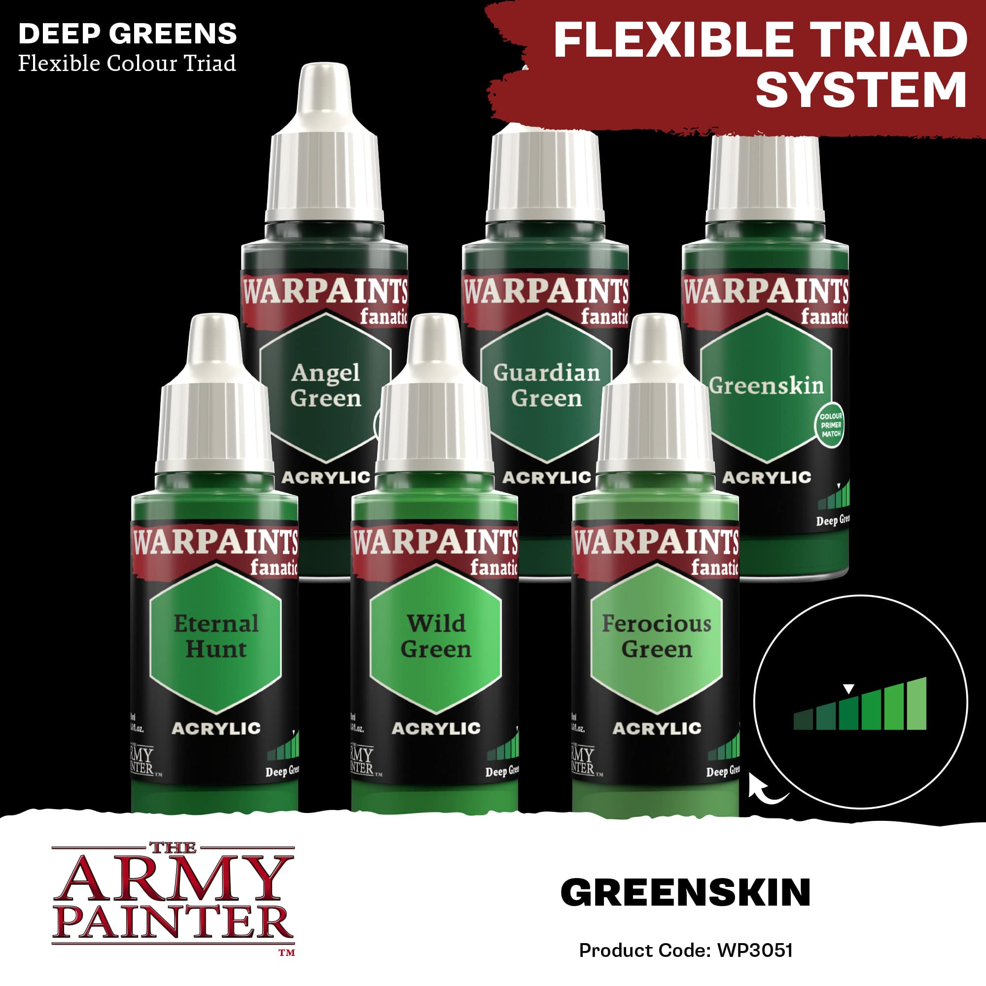 Army Painter Warpaints Fanatic: Greenskin (6)