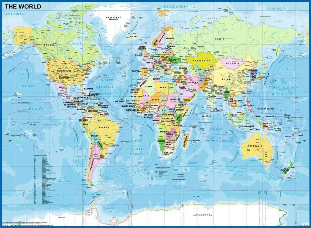 Puzzle: Die Welt  (200 Teile)